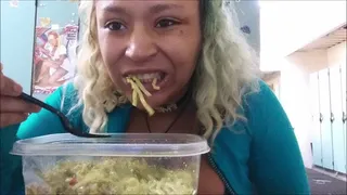 Addiction Eating Noodles