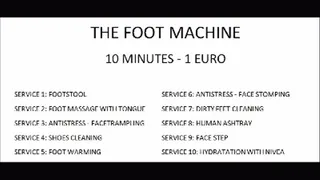 THE FOOT MACHINE 2 - SERVICE: Foot massage with tongue