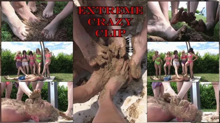 THE FEMDOM VILLA - EXTREME muddy feet licking (CRAZY CLIP!!!)