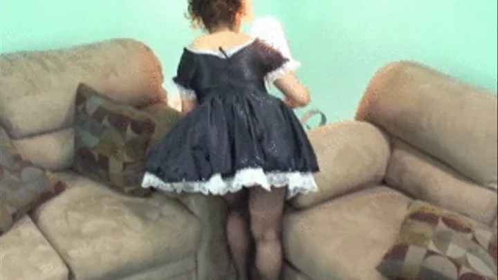 Busty maid with big ass playing with her toys