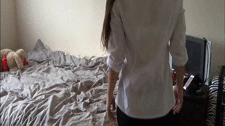 slutty school girl wank off