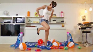 Inflatables under flats and high heels