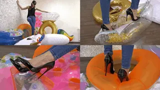 My Louboutins destroy your beloved inflatables