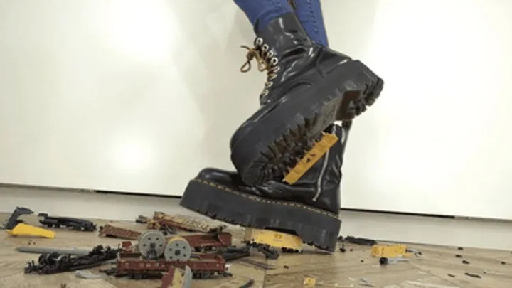 Your model trains under my DocMartens boots