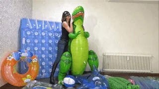 Sexy boots destroy all your inflatables