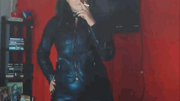 Dancing in leather and smoking part 2