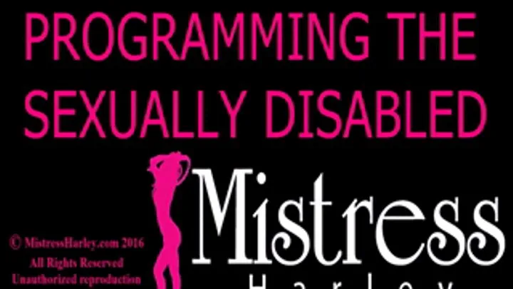 Programming the Sexually Disabled