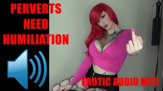 Perverts Need to be Humiliated AUDIO MP3