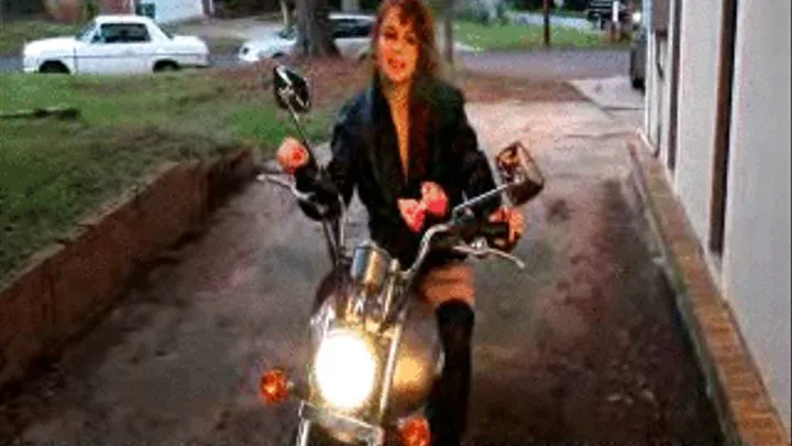 Redheaded Revving While Smoking