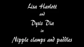 M100126 Lisa Harlott and Dysis Dia in Nipple clamps and paddles