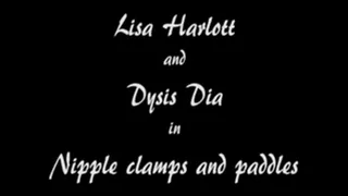 W100126 Lisa Harlott and Dysis Dia in Nipple clamps and paddles