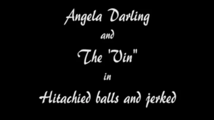 W100147 Angela Darling and The 'Vin' in Hitachied balls and jerked