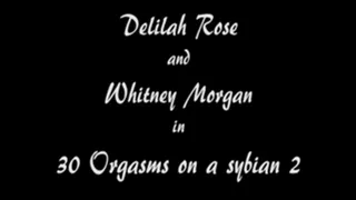 Delicious Delilah Rose has 30 Orgasms on a sybian assisted by the lovely Whitney Morgan, conclusion Part 2 of 2,M00013