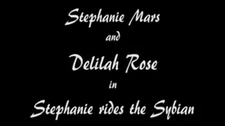 Stephanie Mars rides the sybian W00073