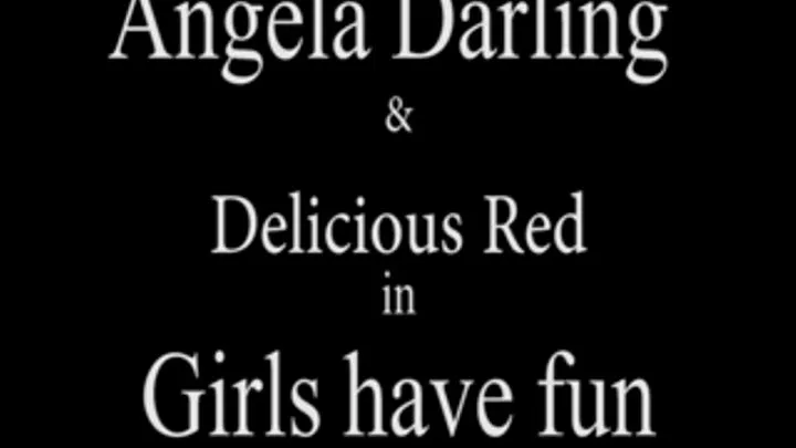 M100234 Angela Darling and Delicious Red in Girls have fun