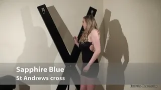 Sapphire Blue St Andrews Cross