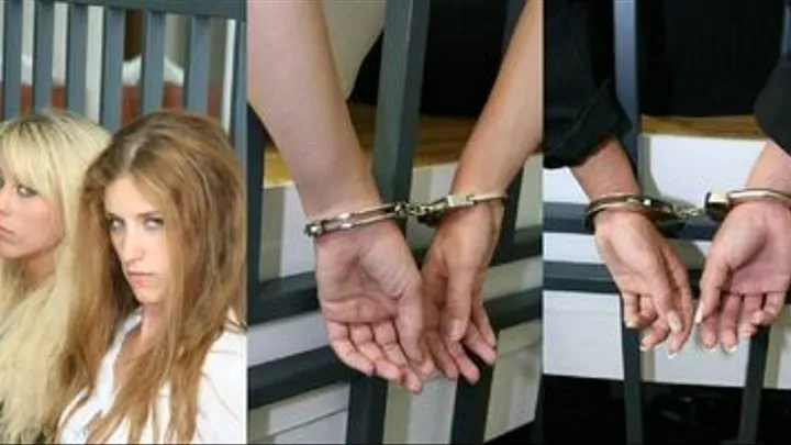 2 handcuffed girls (10177)