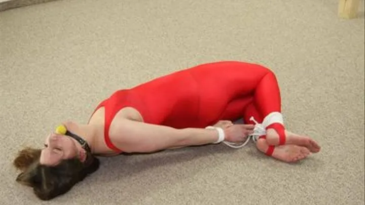 Tied up in red Lycra (10233)