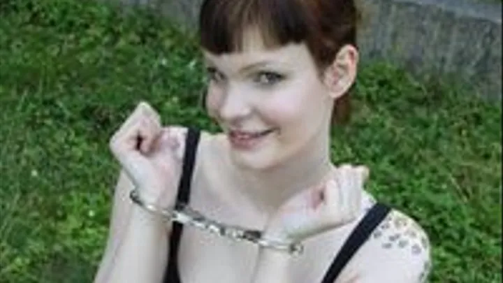 Nicole cuffed in the park (10501)