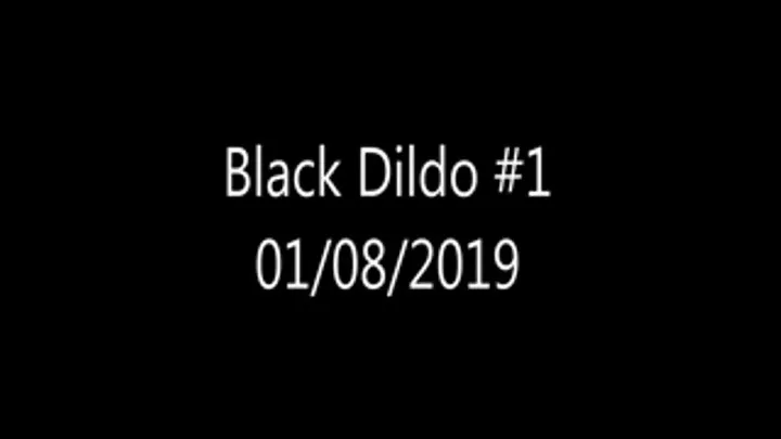 Black Dildo 1