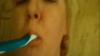 Brushing Teeth in the Shower 2