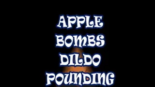 Apple Bombs Dildo Pounding