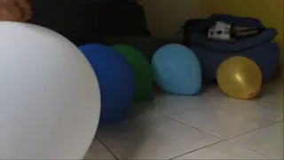 Balloon Popping toes