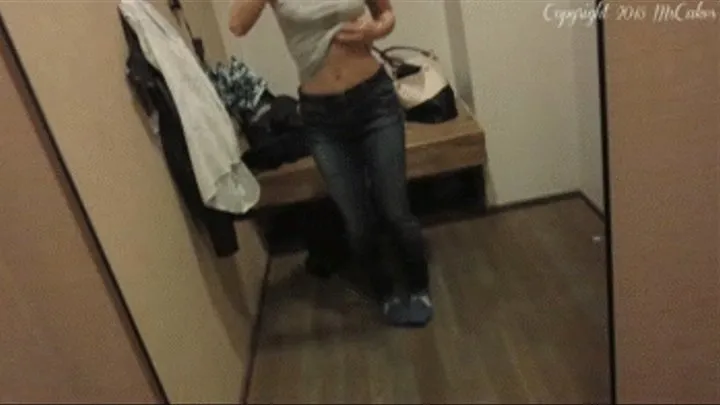 Trying On Jeans at True Religion