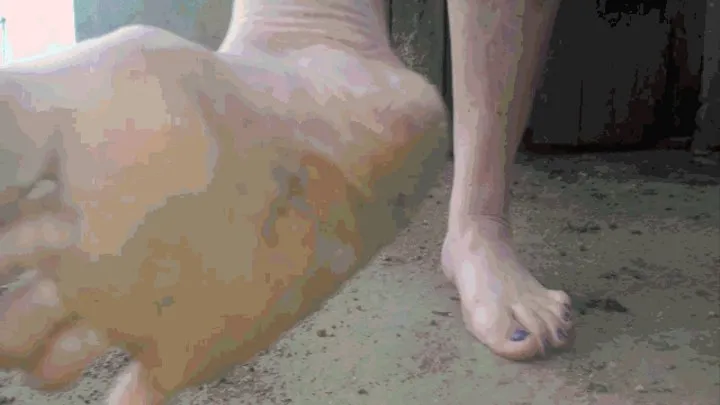 Very dirty footjob