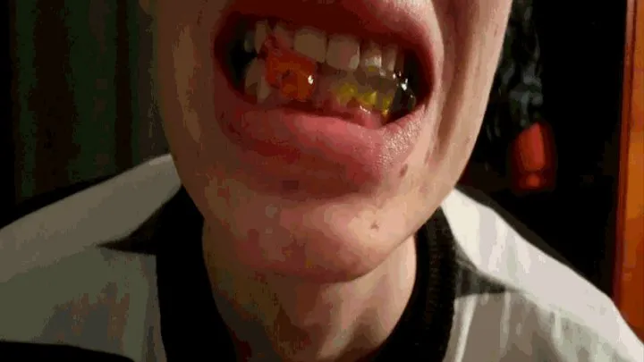 Boy's teeth crush