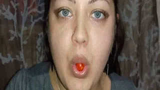 Swallowing tomatoes