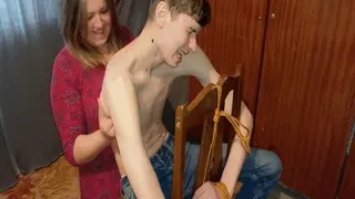 Skinny boy for tickling