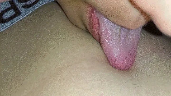 Natalie tongue fucks your navel