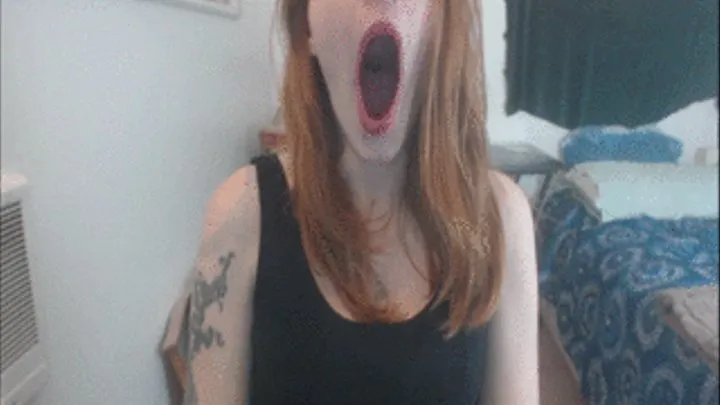 Goddess Ava yawns at you