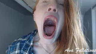 Watch my uvula twitch while I yawn