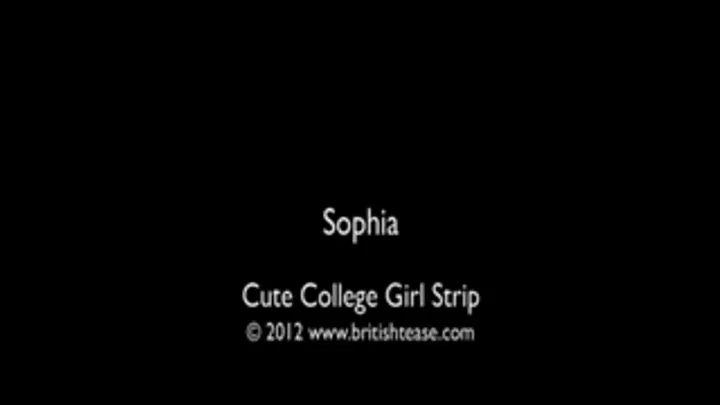 Sophia Smith Cute College Strip