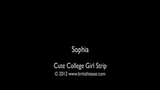 Sophia Smith Cute College Strip