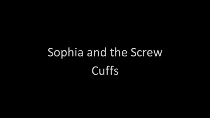 Sophia Gets Restrained In Screw Cuffs