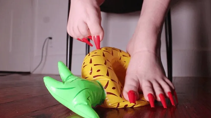 M - Popping Inflatables with Long Toenails