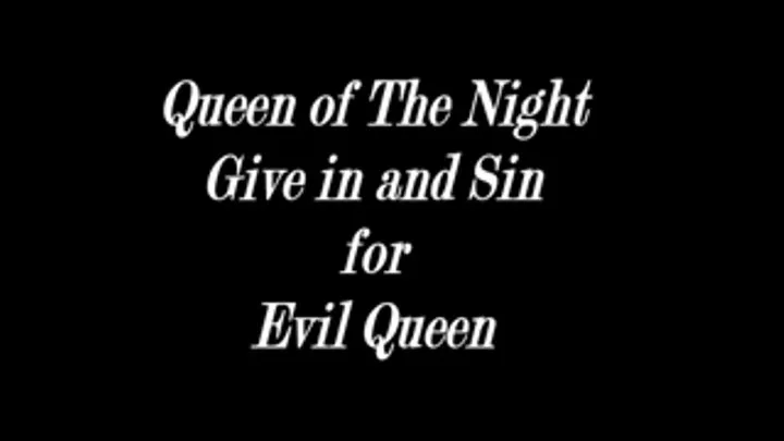 Sin for Queen of Lust Video