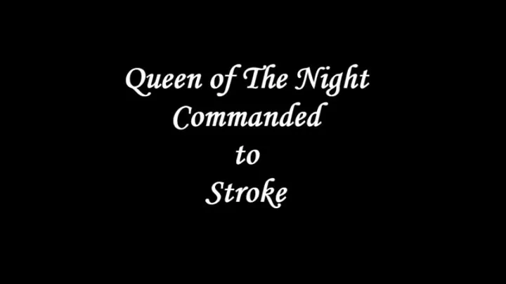 Commanded to Stroke Video