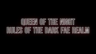 Rules of The Dark Fae Realm