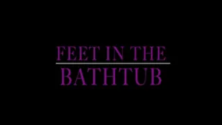 Foot Worship in the bath