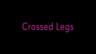 Crossed legs, barefoot