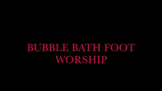 Bathtub foot worship