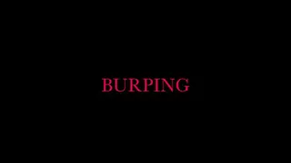 Burping in lingerie