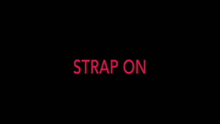 Strap on and cock sucking