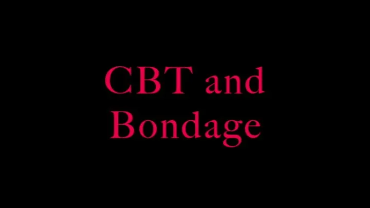 CBT in Bondage and Straitjacket