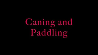 Caning and paddling