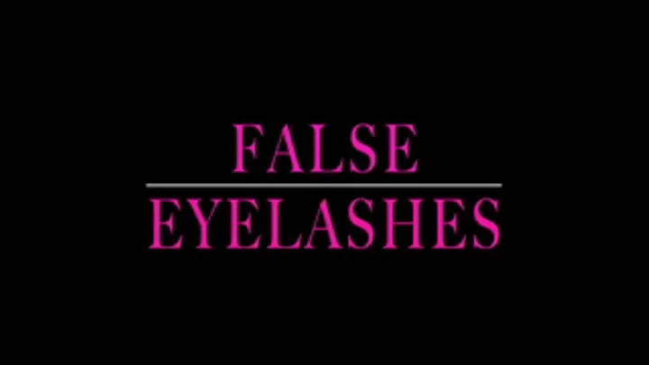 Eyelash fetish